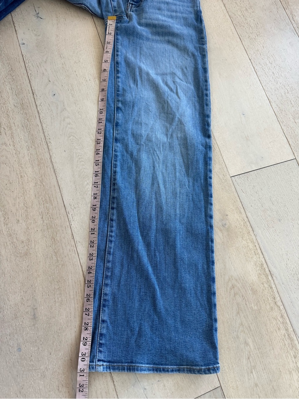 Frame Le Slim Palazzo Jeans medium light wash 25 - Picture 4 of 7